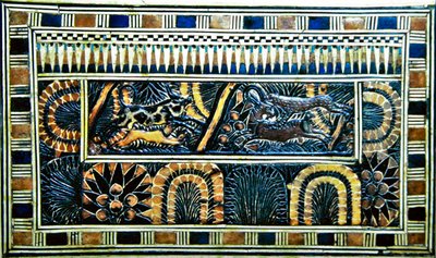 Cofanetto, dalla tomba di Tutankhamon da Egyptian 18th Dynasty