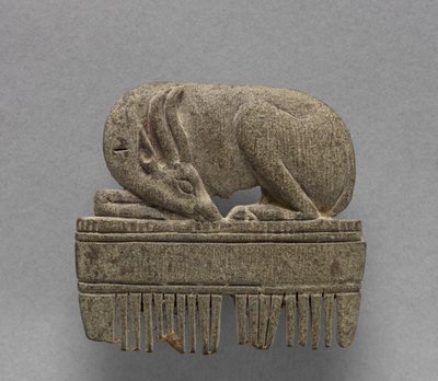 Pettine con Gazzella, c.1391-1353 a.C. da Egyptian 18th Dynasty