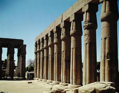 Cortile di Amenhotep III da Egyptian 18th Dynasty