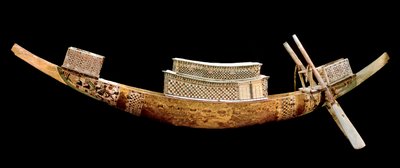 Antichità egizia: barca reale: rappresenta il viaggio del defunto nell