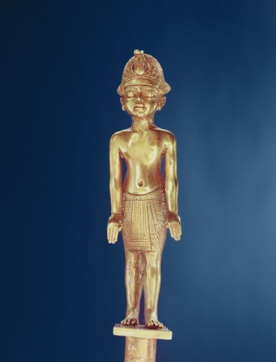 Figura del re, dalla Tomba di Tutankhamon da Egyptian 18th Dynasty