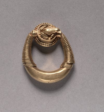 Anello con rana, c.1353-37 a.C. da Egyptian 18th Dynasty