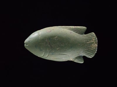 Piatto a forma di pesce da Egyptian 18th Dynasty