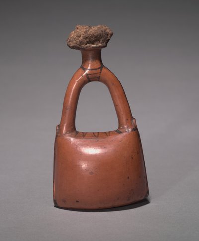 Fiasca a forma di borsa di pelle, Nuovo Regno, c.1415-1381 a.C. da Egyptian 18th Dynasty