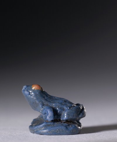 Amuleto a forma di rana, c.1380-1330 a.C. da Egyptian 18th Dynasty