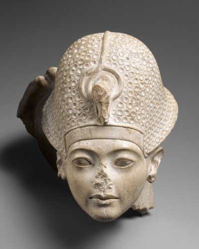 Testa di Tutankhamon, c.1336-27 a.C. da Egyptian 18th Dynasty