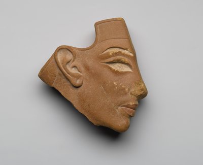 Profilo intarsiato, da Tell el-Amarna, Nuovo Regno, c.1353-36 a.C. da Egyptian 18th Dynasty