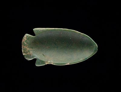 Interno di un piatto a forma di pesce da Egyptian 18th Dynasty