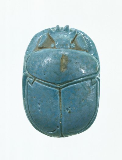 Scarabeo matrimoniale di Amenhotep III e Regina Tiye, Nuovo Regno da Egyptian 18th Dynasty