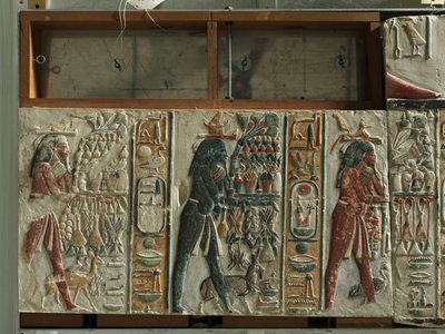 Dei di Nome che portano offerte, c.1391-1353 a.C. da Egyptian 18th Dynasty