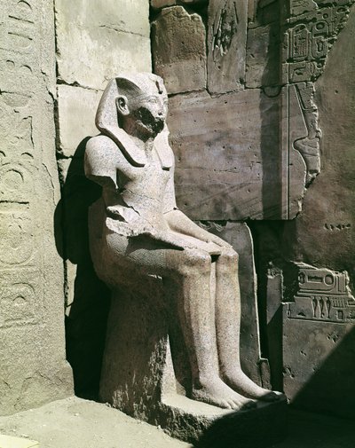 Statua di Tuthmosis III (c.1490-39 a.C.) Nuovo Regno da Egyptian 18th Dynasty