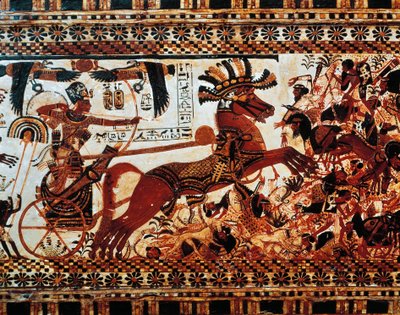 La Caccia. (dettaglio) da Egyptian 18th Dynasty