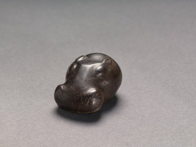 Peso a forma di testa di ippopotamo, c.1540-1296 a.C. da Egyptian 18th Dynasty