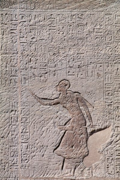 Bassorilievo del Piccolo Tempio di Hathor, dedicato alla Regina Nefertari, Abu Simbel da Egyptian 19th Dynasty