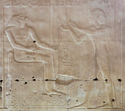 Bassorilievo, tempio di Seti I, Abydos, Egitto da Egyptian 19th Dynasty