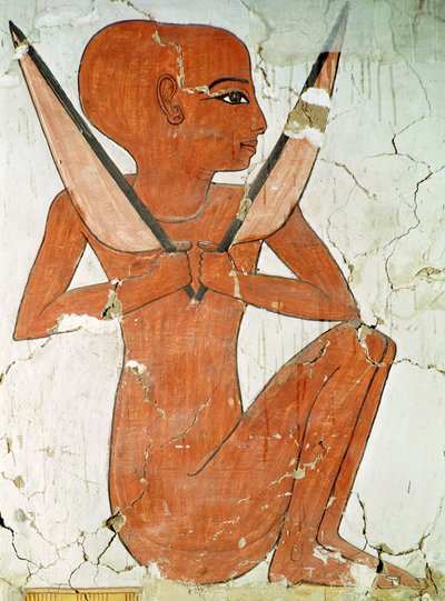 Divinità Naos, dalla Tomba di Nefertari, Nuovo Regno da Egyptian 19th Dynasty