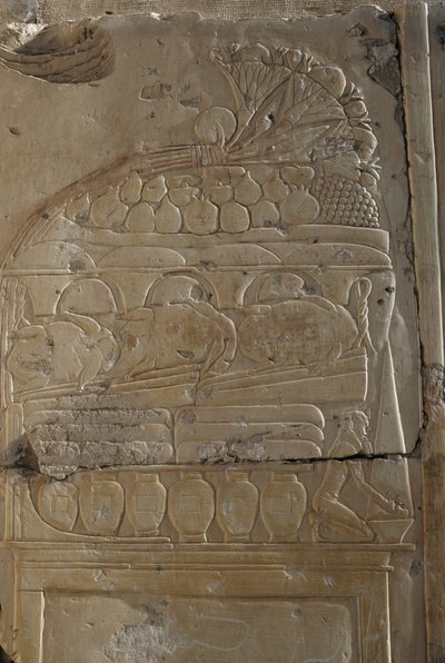 Rilievo, Tempio di Ramses II, Abydos, Egitto, civiltà egizia, Nuovo Regno, Dinastia XIX da Egyptian 19th Dynasty
