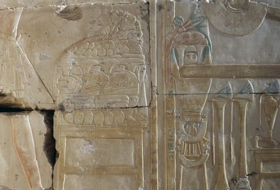 Rilievo, Tempio di Ramses II, Abydos, Egitto, civiltà egizia, Nuovo Regno, Dinastia XIX da Egyptian 19th Dynasty