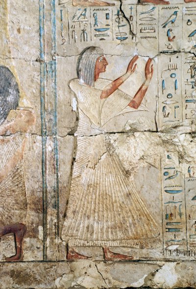 Rilievo dalla tomba di Netcherouymes, alto funzionario di Ramses II, 2475 a.C., Saqqara, Civiltà Egizia, Nuovo Regno, Dinastia XIX da Egyptian 19th Dynasty