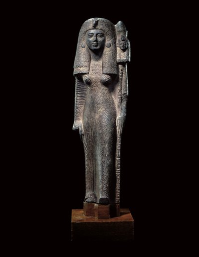 Statua portastendardo della regina Nefertari, Nuovo Regno, c.1290-1224 a.C. da Egyptian 19th Dynasty