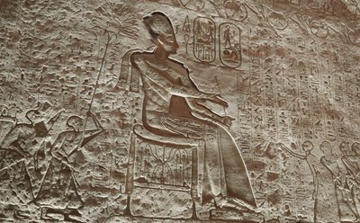 Il grande tempio di Abu Simbel da Egyptian 19th Dynasty