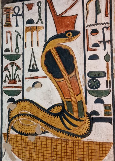 Tomba di Nefertari / Dea egizia Wadjet da Egyptian 19th Dynasty