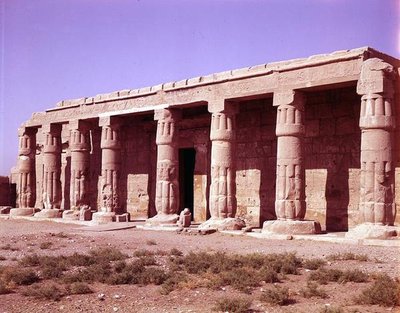 Vista del Primo Pilone, Nuovo Regno da Egyptian 19th Dynasty
