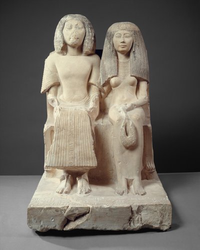 Yuny e sua moglie Renenutet, c.1280 a.C. da Egyptian 19th Dynasty