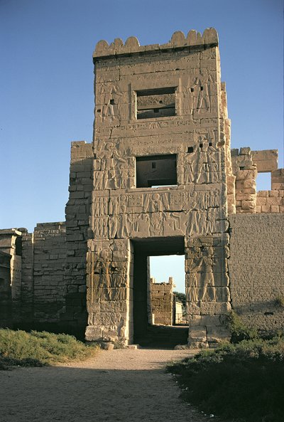Grande Porta Est da Egyptian 20th Dynasty