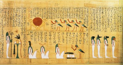 Papiro mitologico di Imenemsauf, Capo portatore di Amon (dettaglio) da Egyptian 22nd Dynasty