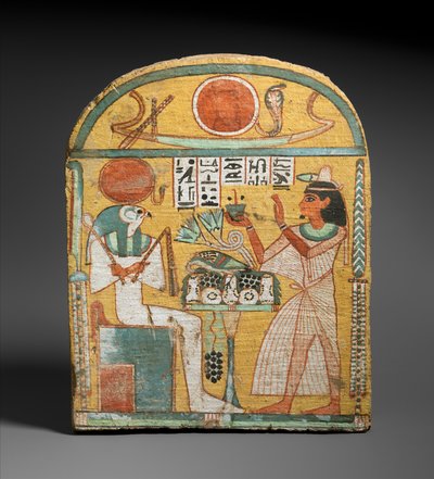 Stele di Aafenmut, da Tebe, Periodo Tardo, c.924-889 a.C. da Egyptian 22nd Dynasty