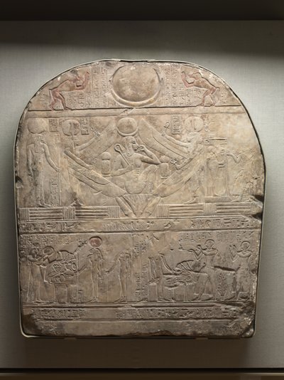 Stele del Sommo Sacerdote di Ptah, Shedsunefertem, 945-924 a.C. da Egyptian 22nd Dynasty