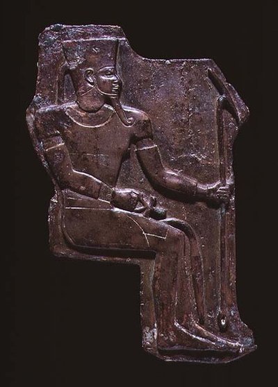 Rilievo del dio Amon, dal Tempio di Iside a Saqqara, Periodo Tardo, c.760-656 a.C. da Egyptian 25th Dynasty