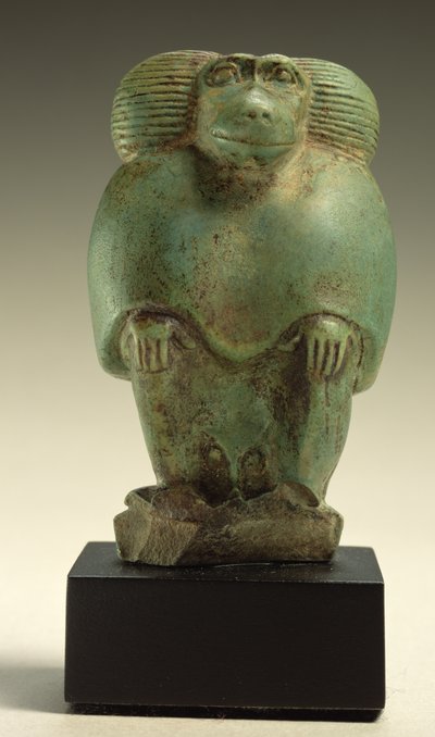 Babbuino seduto, Periodo Tardo da Egyptian 26th Dynasty