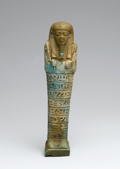 Shabti di Psamtek, possibilmente da Giza, Tardo Regno da Egyptian 26th Dynasty