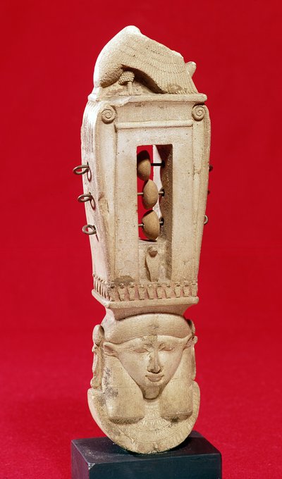 Sistro, Periodo Saite da Egyptian 26th Dynasty