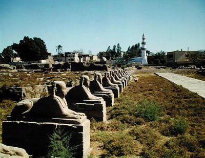 Viale delle Sfingi, aggiunto da Nectanebo I da Egyptian 30th Dynasty