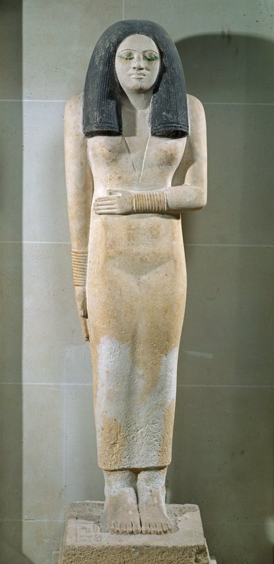 Statua di Nesa, Antico Regno da Egyptian 3rd Dynasty