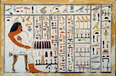 Stele di calcare del principe Oupemnefret da Egyptian 4th Dynasty