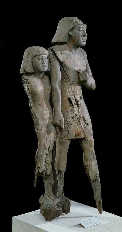 Coppia anonima conosciuta come la Coppia di Memphis, Antico Regno da Egyptian 6th Dynasty