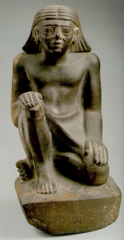 Principe Tjau seduto da Egyptian 6th Dynasty