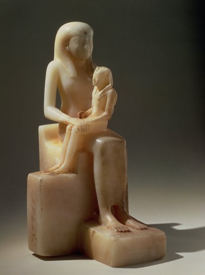Pepi II e sua madre la regina Meryreankhnes, possibilmente da Saqqara, Antico Regno da Egyptian 6th Dynasty Egyptian 6th Dynasty