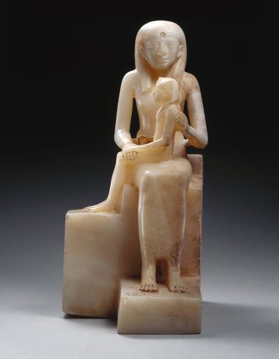 Pepi II e sua madre la regina Meryreankhnes, probabilmente da Saqqara, Antico Regno (calcite) da Egyptian 6th Dynasty Egyptian 6th Dynasty