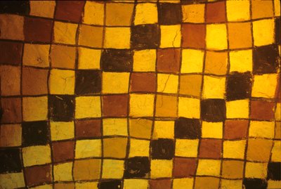 Antico Egitto, motivo dal soffitto della tomba, dipinto/affresco, Tomba di Sennufer, Tebe, Luxor da Egyptian Egyptian