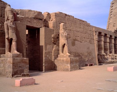 Antichità egizia: vista del tempio di Karnak. Egitto da Egyptian Egyptian
