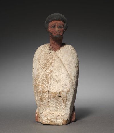 Modello di proprietario di barca, 2040-1648 a.C. (legno dipinto) da Egyptian Egyptian