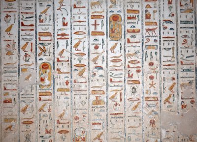 Geroglifico Murale, Valle dei Re, Luxor da Egyptian Egyptian