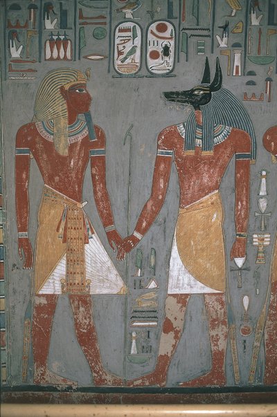 Faraone e Anpu che si tengono per mano da Egyptian Egyptian