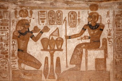 Il grande tempio di Abu Simbel da Egyptian Egyptian