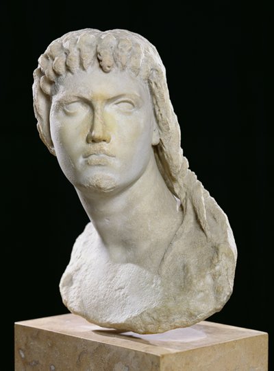 Busto di Cleopatra II (172-116 a.C.) o di sua figlia Cleopatra III (141-101 a.C.) da Egyptian Ptolemaic Period